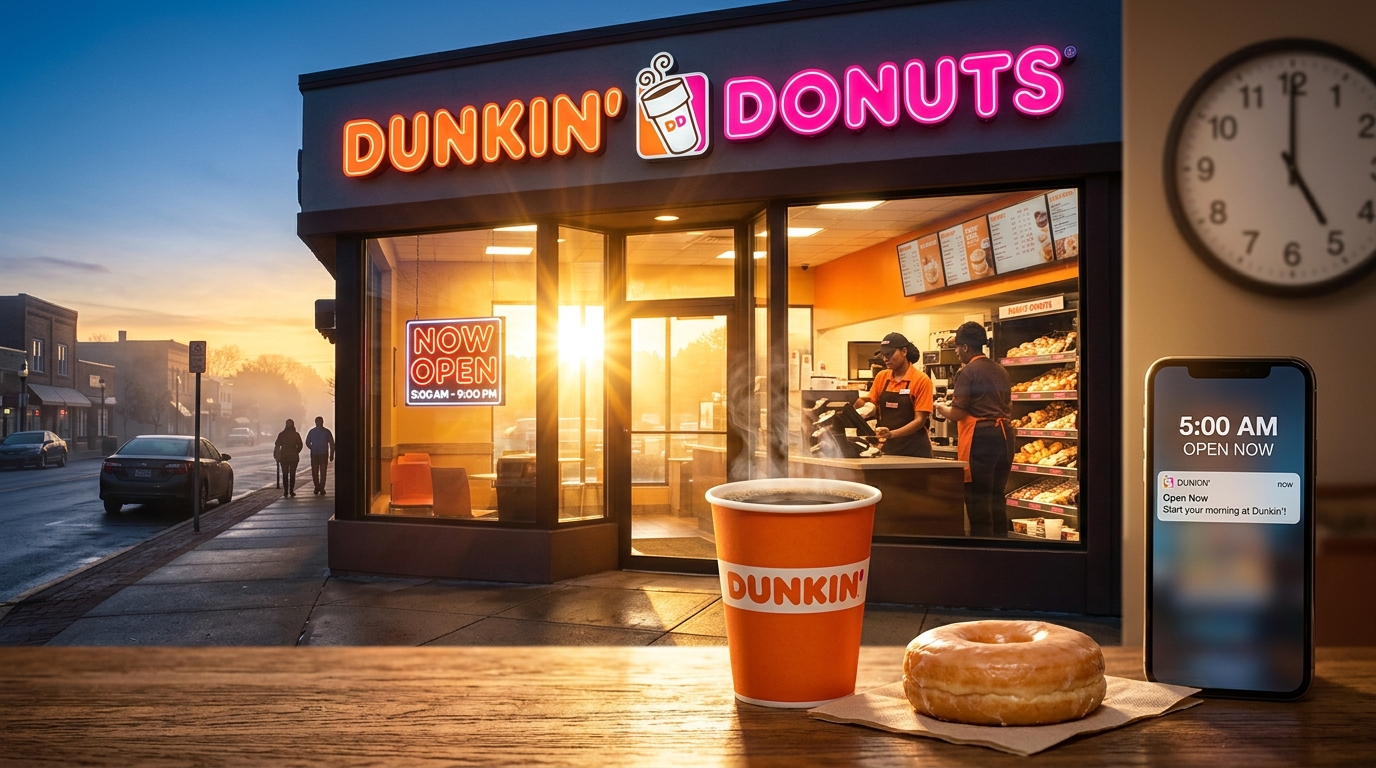 Dunkin Donuts Opening Hours USA