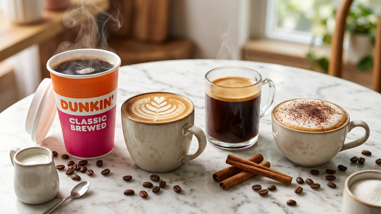 Dunkin Donuts Hot Coffee Menu