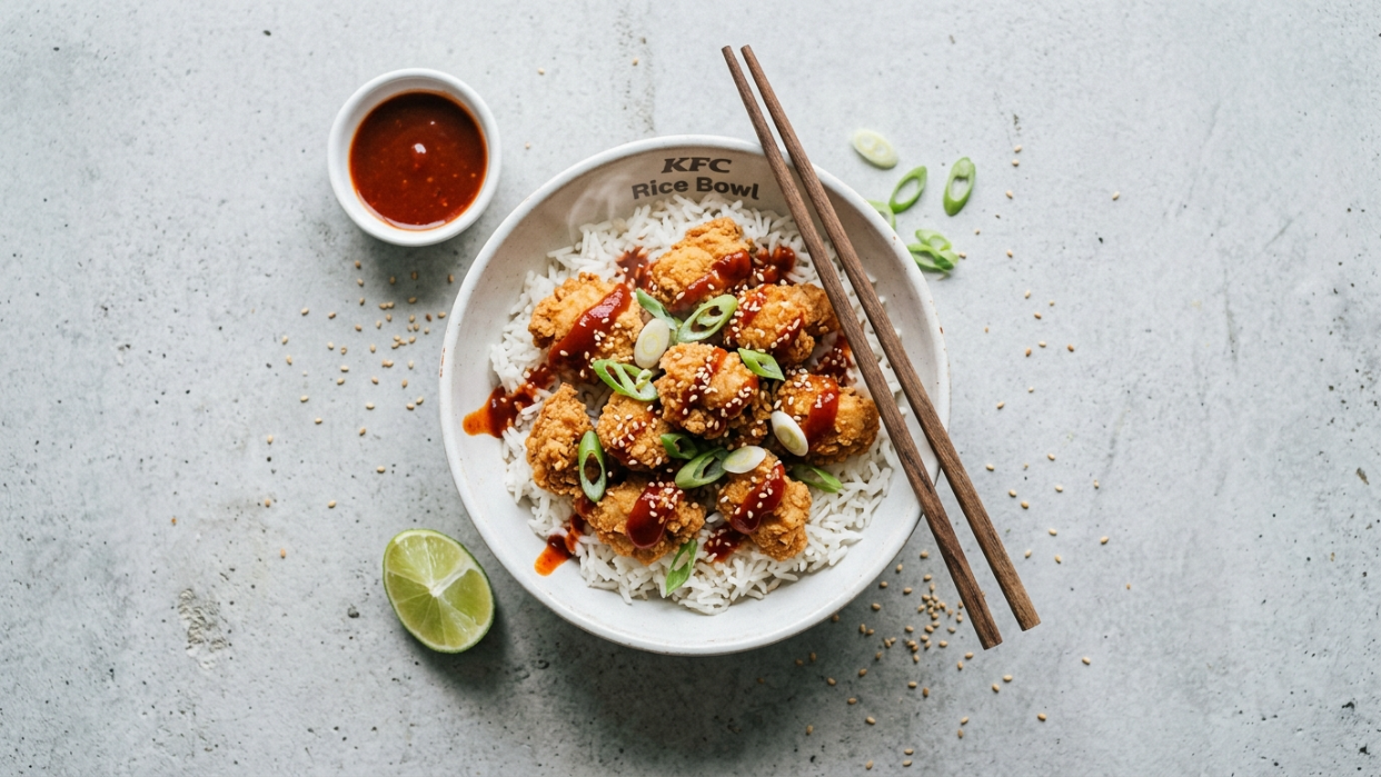 KFC Poland Rice Bowls Exclusive Menu
