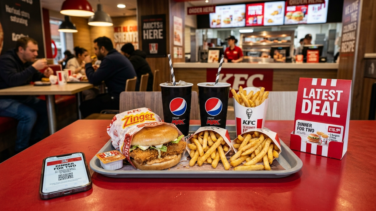 KFC UK Latest Deals Menu 

